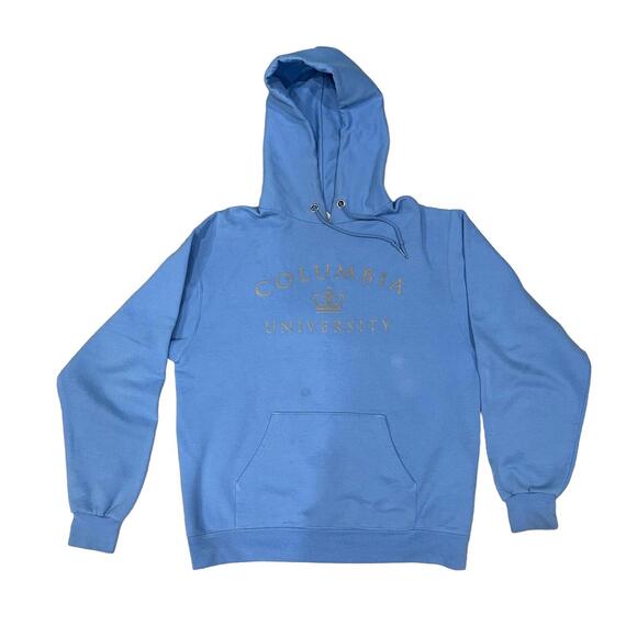 Champion Hoodie Womens Blue Columbia University Pocket Sweater Size M - Picture 1 of 8